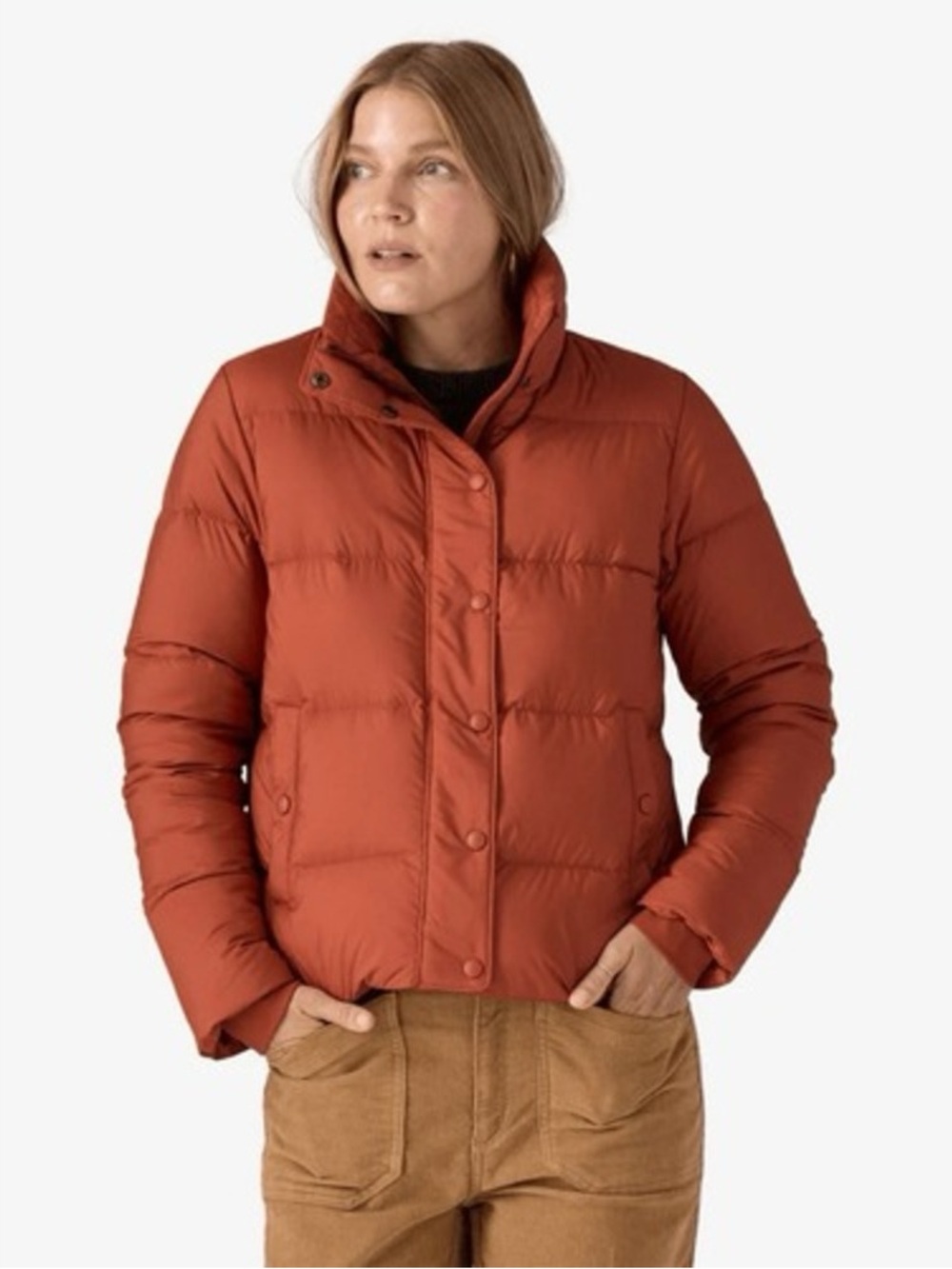 Patagonia Women's Burnt Orange Puffer Jacket